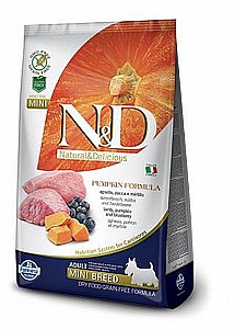 ����� ����� ��� ����� �����  ���� ���� ���� 7 �"� N&D Low Grain  LAMB ADULT MINI
