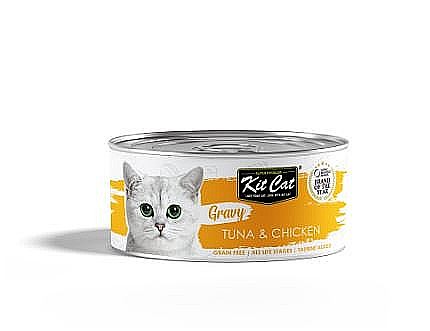 ��� �� ����� ����� ���� ���� ���� ����� 70 ��� Kit Cat Gravy Canned Food Tuna & Chichen