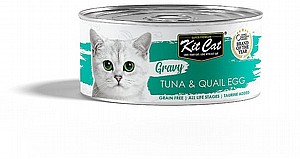 ��� �� ����� ����� ���� ���� ���� ���� ����� 70 ��� Kit Cat Gravy Canned Food Tuna & Quail Egg