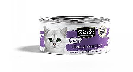 ��� �� ����� ����� ���� ���� ��������� ����� 70 ��� Kit Cat Gravy Canned Food Tuna & Whitebait