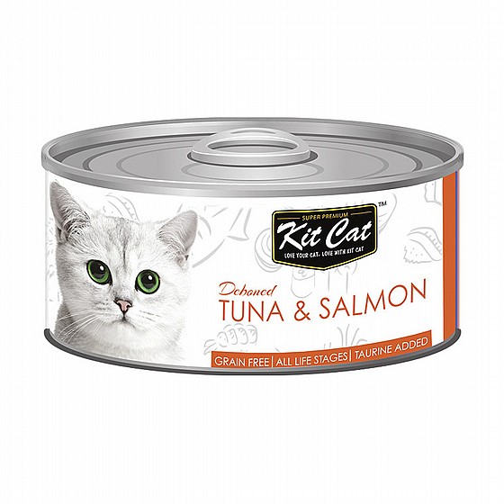��� �� ����� ����� ���� ���� ������ ��� ����� 80 ��� Kit Cat Deboned Tuna & Salmon 
