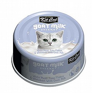 ��� �� ����� ����� �� ���� ��� �� ���� ���� ��������� 70 ��� Kit Cat White Meat Tuna Flakes & Whitebait With Goat Milk 