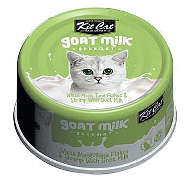 ��� �� ����� ����� �� ���� ��� �� ���� ���� ������� 70 ��� Kit Cat White Meat Tuna Flakes & Shrimp With Goat Milk